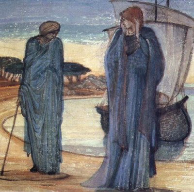 魔術(shù)圈 The Magic Circle作 者：伯恩瓊斯 Burne Jones Sir Edward Coley館 藏 處：英國倫敦泰德畫廊 Tate Gallery, London