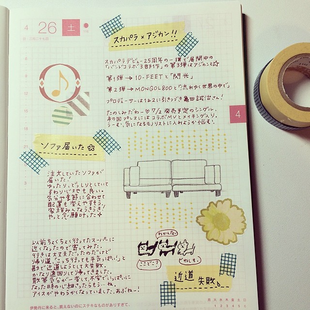 mt_story 0426 #ほぼ日手帳 #ほぼ日手帳カズン #さいとう日記