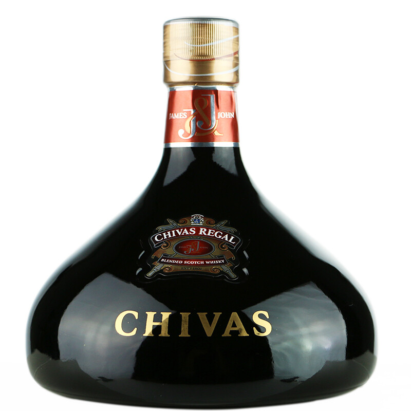 洋酒 芝华士J&amp;J创始纪念版苏格兰威士忌 Chivas JJ 700毫升