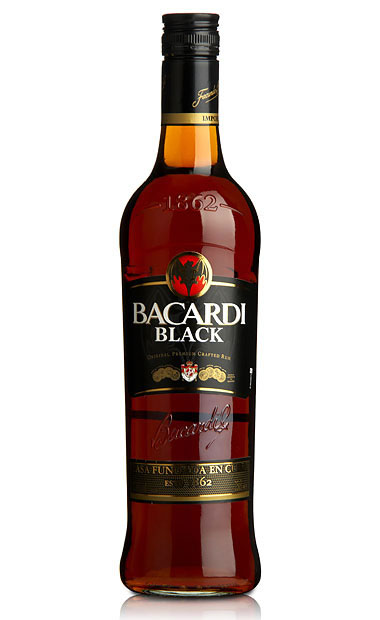 洋酒百加得黑朗姆酒 BACARDI BLACK 750毫升