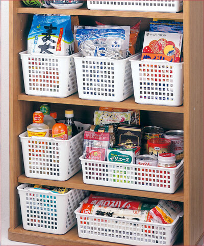 日本进口 塑料收纳筐 宜家厨房收纳整理筐 收纳篮 创意家居用品