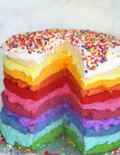 rainbow cake~~~