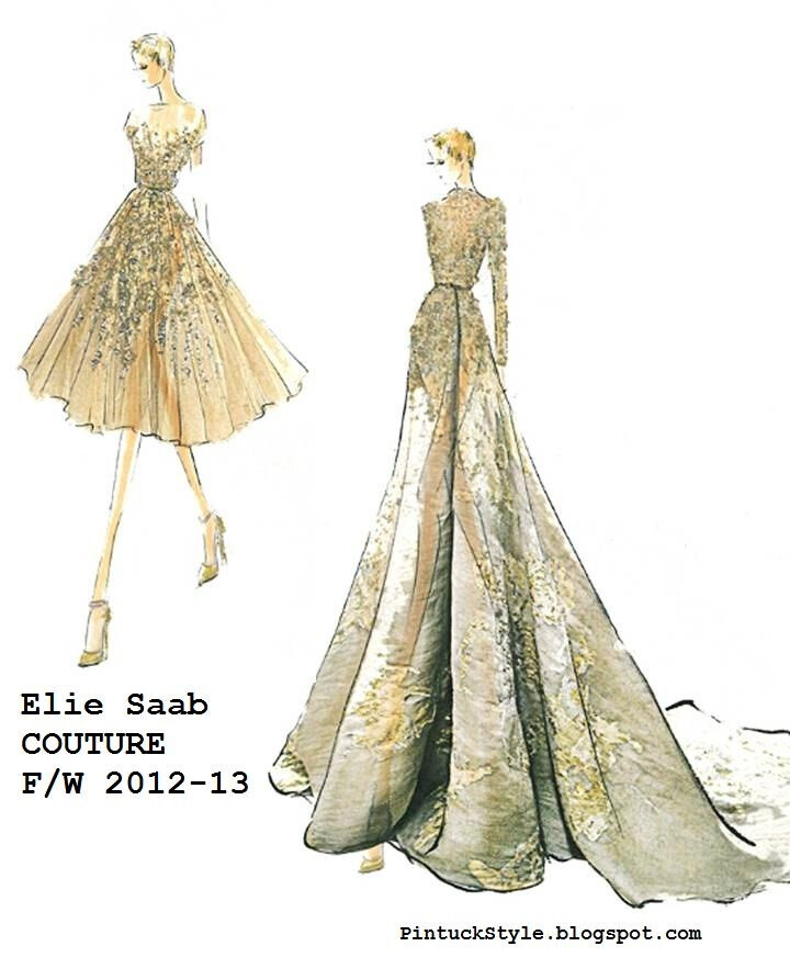 Elie Saab Sketch