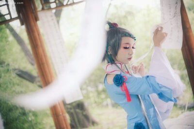 唯美国风摄影 《三月雨》 唯美 古风 动漫 中国风 cosplay