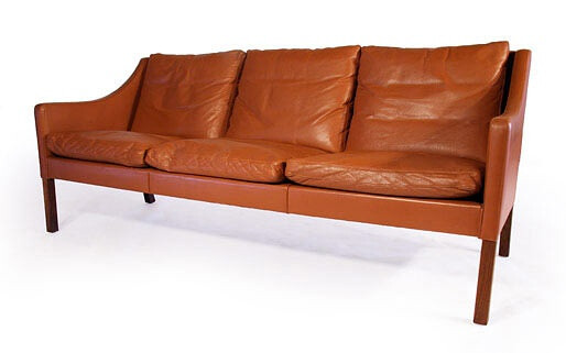 BØRGE MOGENSEN 2209 FREDERICIA LEATHER SOFA