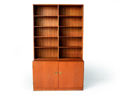 BØRGE MOGENSEN #233/154 FDB TEAK SHELVING / CABINET UNIT (2)