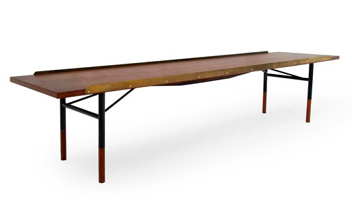 FINN JUHL BO-101 BOVIRKE TEAK BENCH / COFFEE TABLE