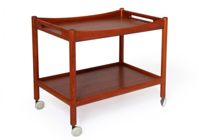 HANS WEGNER AT45 ANDREAS TUCK TEAK SERVING CART