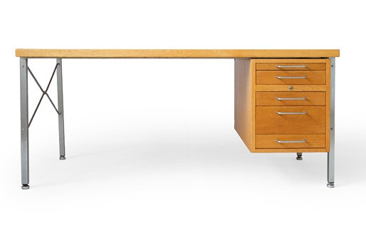 HANS WEGNER JOHANNES HANSEN KONTOUR OAK DESK