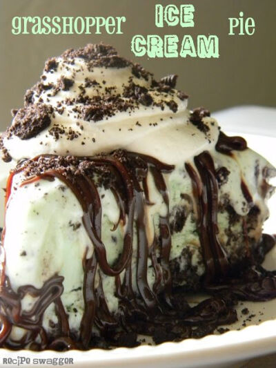 冰激凌派！ Grasshopper Ice Cream Pie