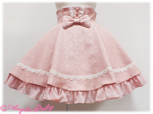 包邮！lolita洋装高腰半身裙甜美蝴蝶结可爱短裙蓬蓬裙暗花刺绣