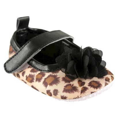 Luvable Friends™ Infant Girls' Leopard Mary Jane Shoe - Brown