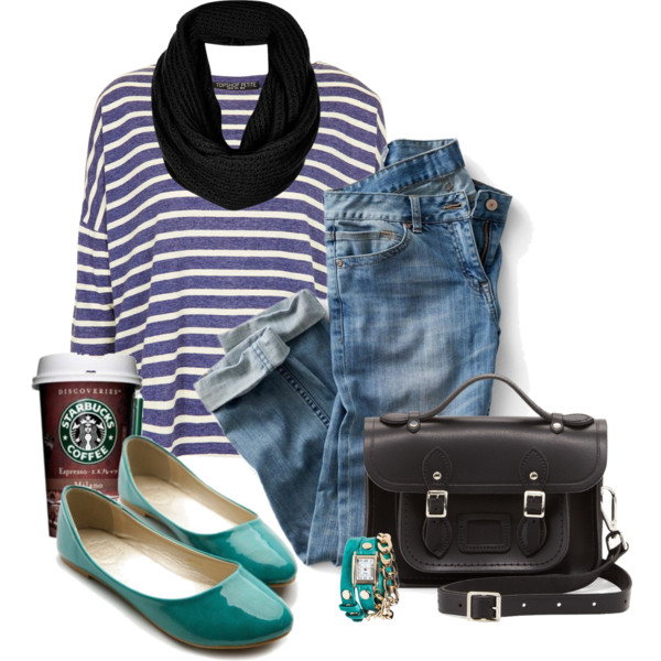 A fashion look from April 2014 featuring Topshop t-shirts, Ollio shoes and The Cambridge Satchel Company handbags. Browse and shop related looks.