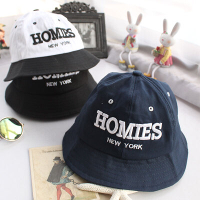 韩国HOMIES NYC渔夫帽太阳帽盆帽韩国NEWYORK渔夫布帽