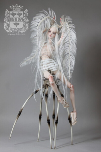 昆虫系列，的确是越看越好看 #bjd# popovy dolls