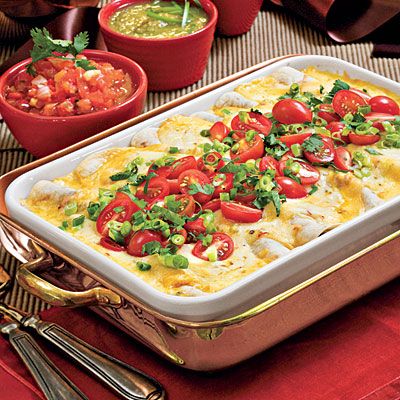 Breakfast enchiladas