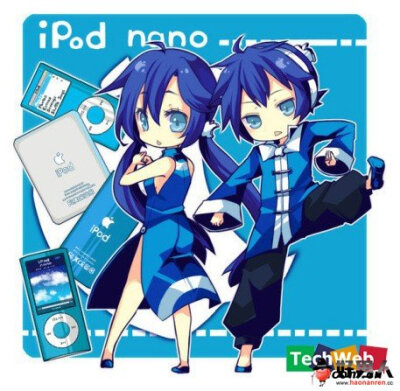 苹果iPod nano拟人全家族