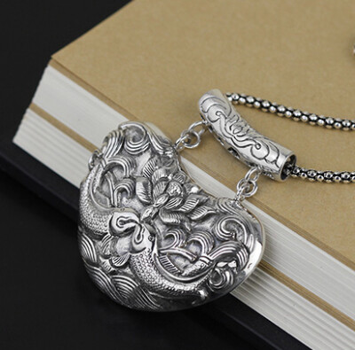 泰国纯手工制 925纯银 精细手工雕刻 纯银吊坠(已嫁欣赏)