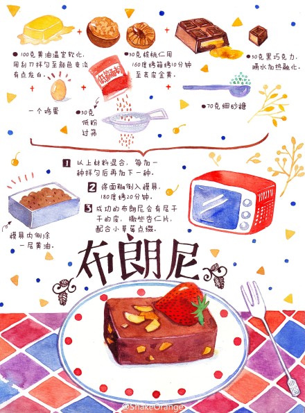 好久没去 @花园咖啡Garden 啦，记得第一次吃布朗尼就是在那， 比较扎实的口感。