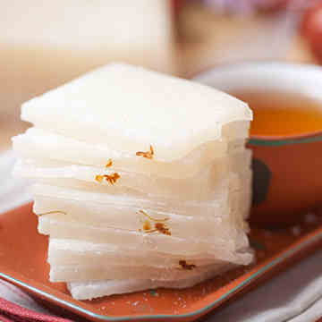 【玉酪糖糕】中式下午茶点 上海特产 中华老字号沈大成桂花糖年糕 宁波年糕 传统糯米制