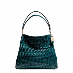 MADISON GATHERED TWIST SMALL PHOEBE SHOULDER BAG