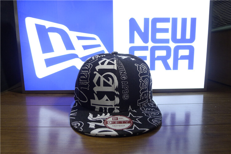 AAPE BAPE CAP NEW ERA NEWERA SNAPBACK NE 调节款 棒球帽