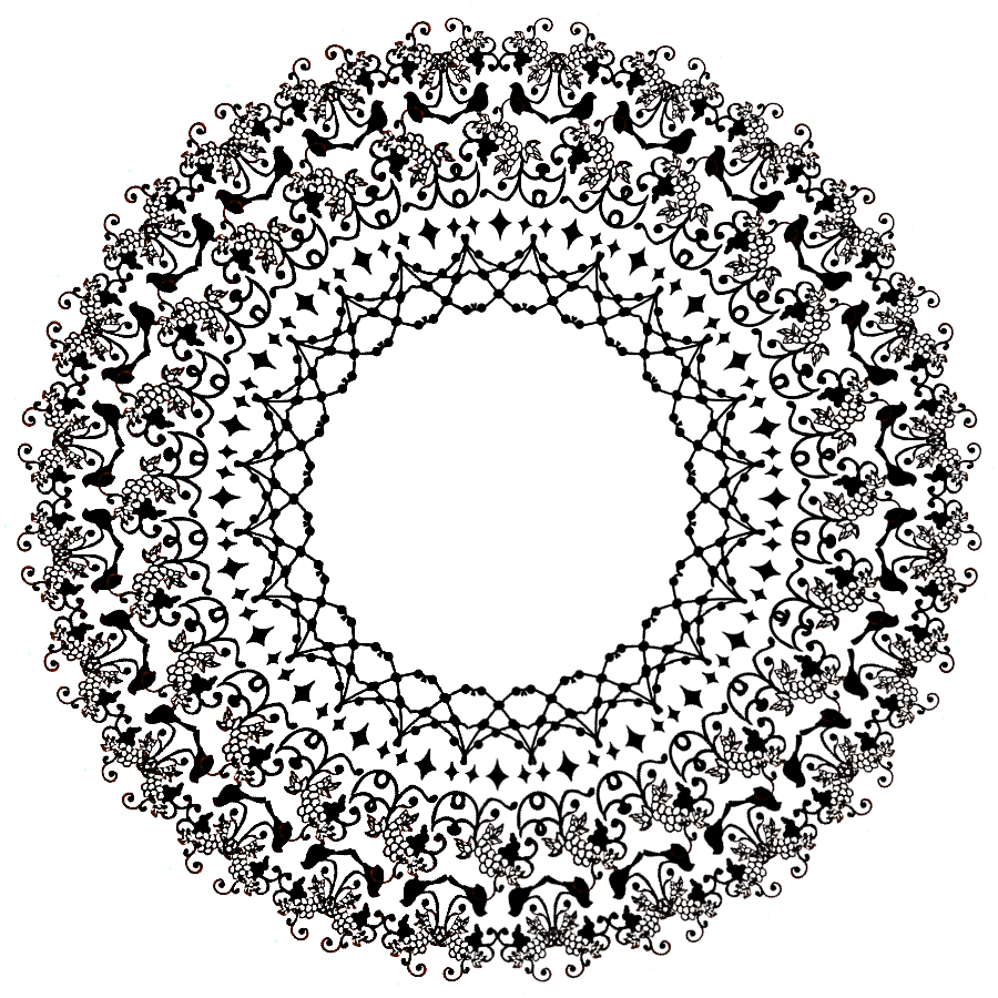 让你炫目的华丽装饰花边素材