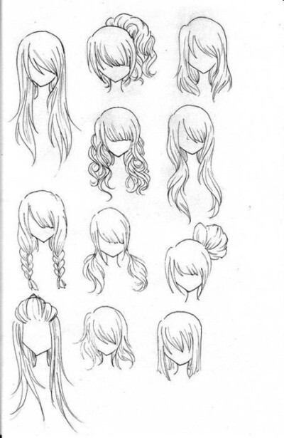 how to draw hair