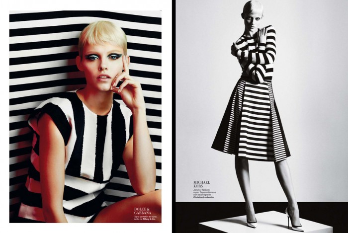 Ginta Lapina in Louis Vuitton, Dolce &amp;amp; Gabbana &amp;amp; Michael Kors