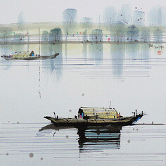 梨花夜语采集到水墨