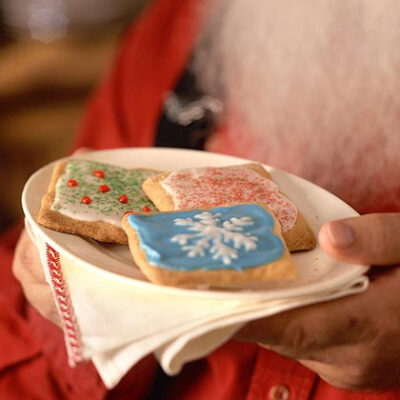 Lemon-Frosted Sugar Cookies Classic sugar cookies get a lift when you add a bit of lemon zest to the dough and fresh lemon juice to the frosting. Let your imagination soar and add food coloring to som…