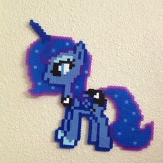 MLP Princess Luna perler beads by ferretmilk