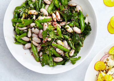 Bean Salad with Lemon and Herbs