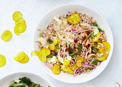 Barley, Fennel, and Beet Salad