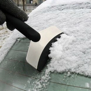 四金冠 高级不锈钢汽车冰雪铲 车用铲雪工具刮雪板 BBG468