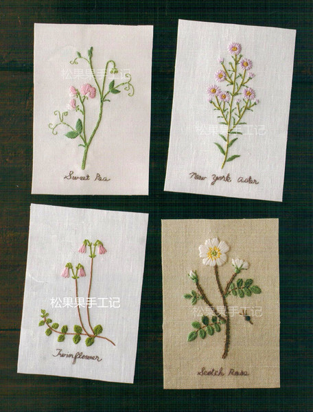 （独家）新手入门欧式刺绣材料包 植物花园唯美相框小清新相片墙
