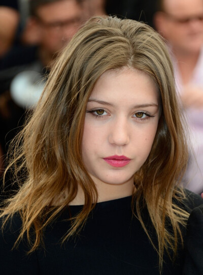 阿黛尔·艾克阿切波洛斯Adele Exarchopoulos，1993年11月22日出生于巴黎2013年，主演电影《阿黛尔的生活》，该剧获得第66届戛纳国际电影节金棕榈奖。