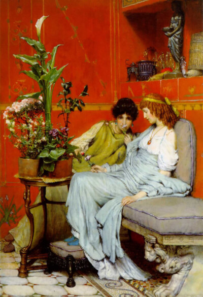 英Lawrence Alma-Tadema 油画