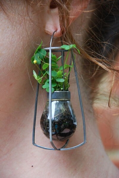 Earrings | Alison Layton. &amp;quot;Personal Terrarium&amp;quot;