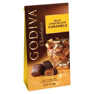 美国进口 比利时 Godiva 高迪瓦 牛奶焦糖巧克力 礼袋装 现货