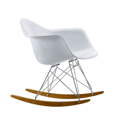 促销RAR Rocking Chair简约现代创意欧伊姆斯扶手休闲椅摇摇椅子