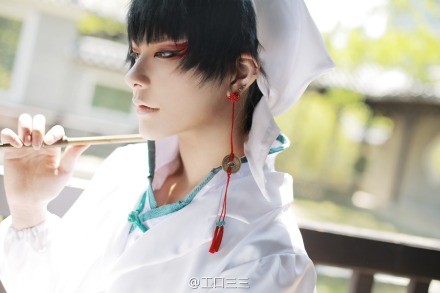 coser：青春（韩）cos 《鬼灯的冷彻》白泽 by.cosplay