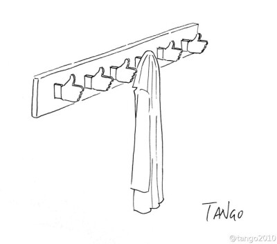 超赞的挂衣架。。。