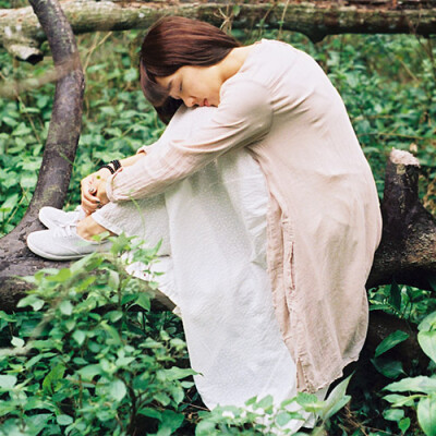 春夏 森女日系文艺小清新棉麻碎花半身裙子 纯色长裙子