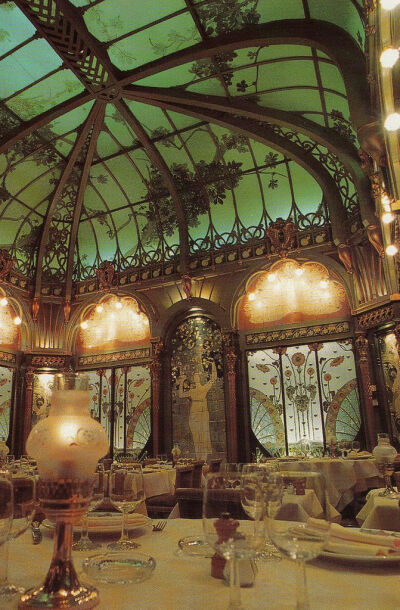 Art Nouveau ~ Restaurant in l’hôtel langham ~ Paris ~ France