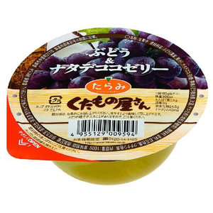 日本零食 南国 紫葡萄味水果冻 含葡萄果肉 水果果肉果冻 单杯