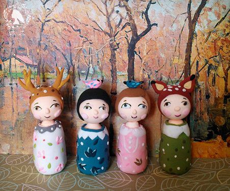 治愈系小萌物：森林中的精灵们