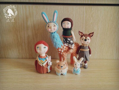 治愈系小萌物：森林中的精灵们