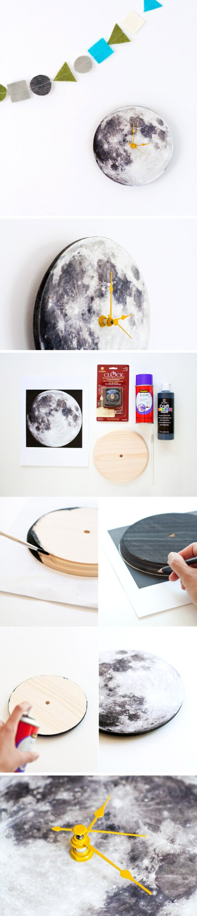 DIY Moon Clock