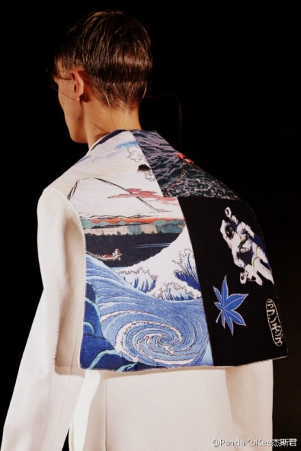 #细节煞# | Raf Simons Spring 2015 Menswear | 玄机在背后。